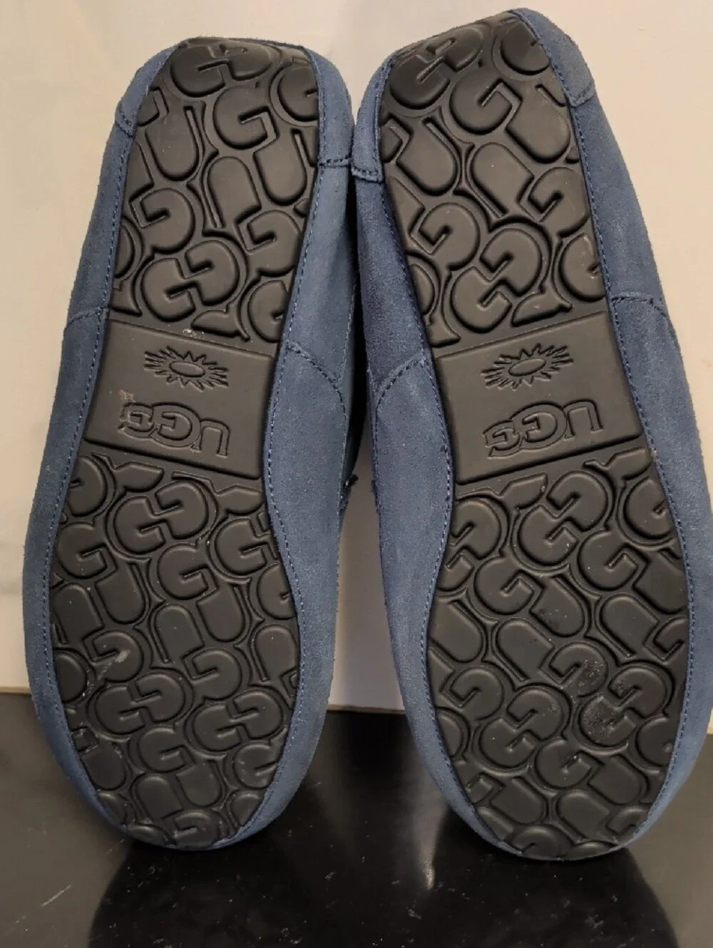 UGG® Ascot Plush-Lined Slip-On Moccasin Loafer Slippers Size 12 $119.95